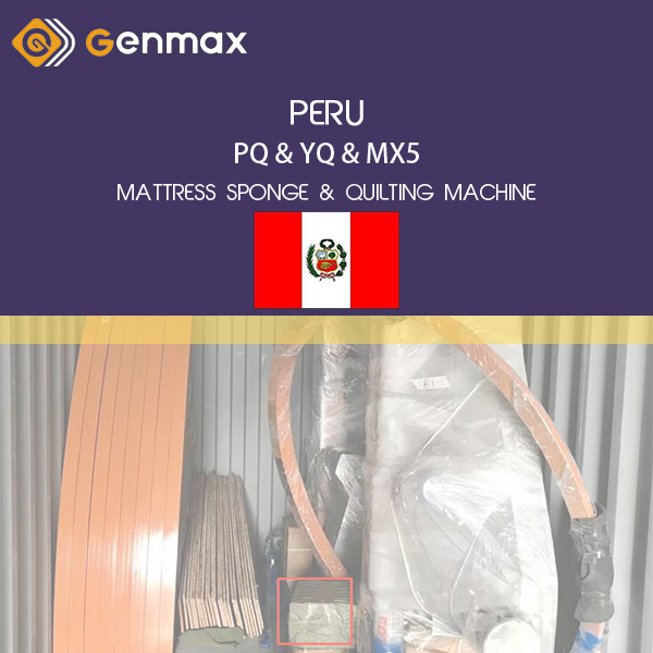 PERU-PQ&YQ&MX5-MACHINE DE COUPE D'ÉPONGE DE MATELAS ET MACHINE DE QUILTING DE MATELAS