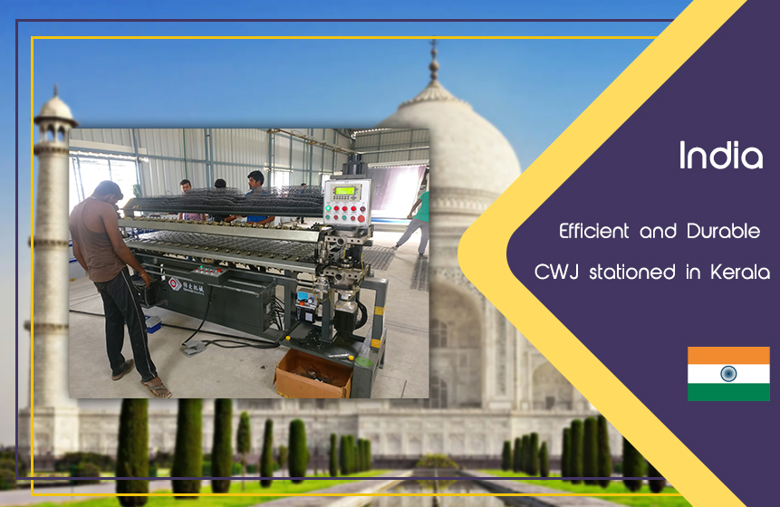 Efficace et durable --- CWJ stationné au Kerala