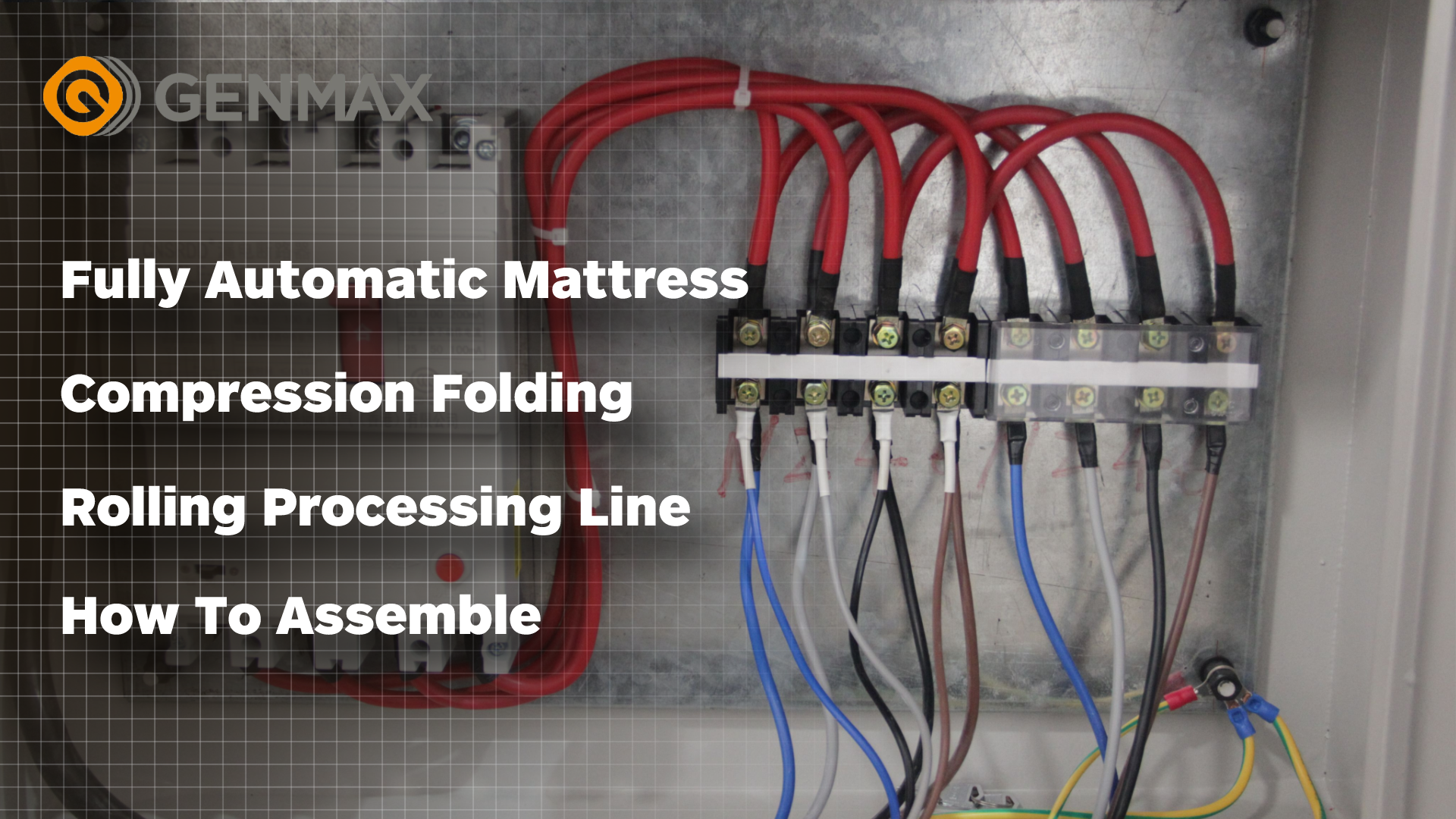 Ligne de traitement de roulement de pliage de compression de matelas entièrement automatique Comment assembler